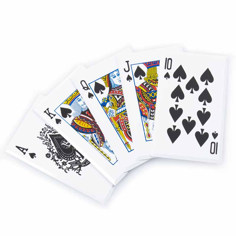 Throw sharpened playing cards at targets