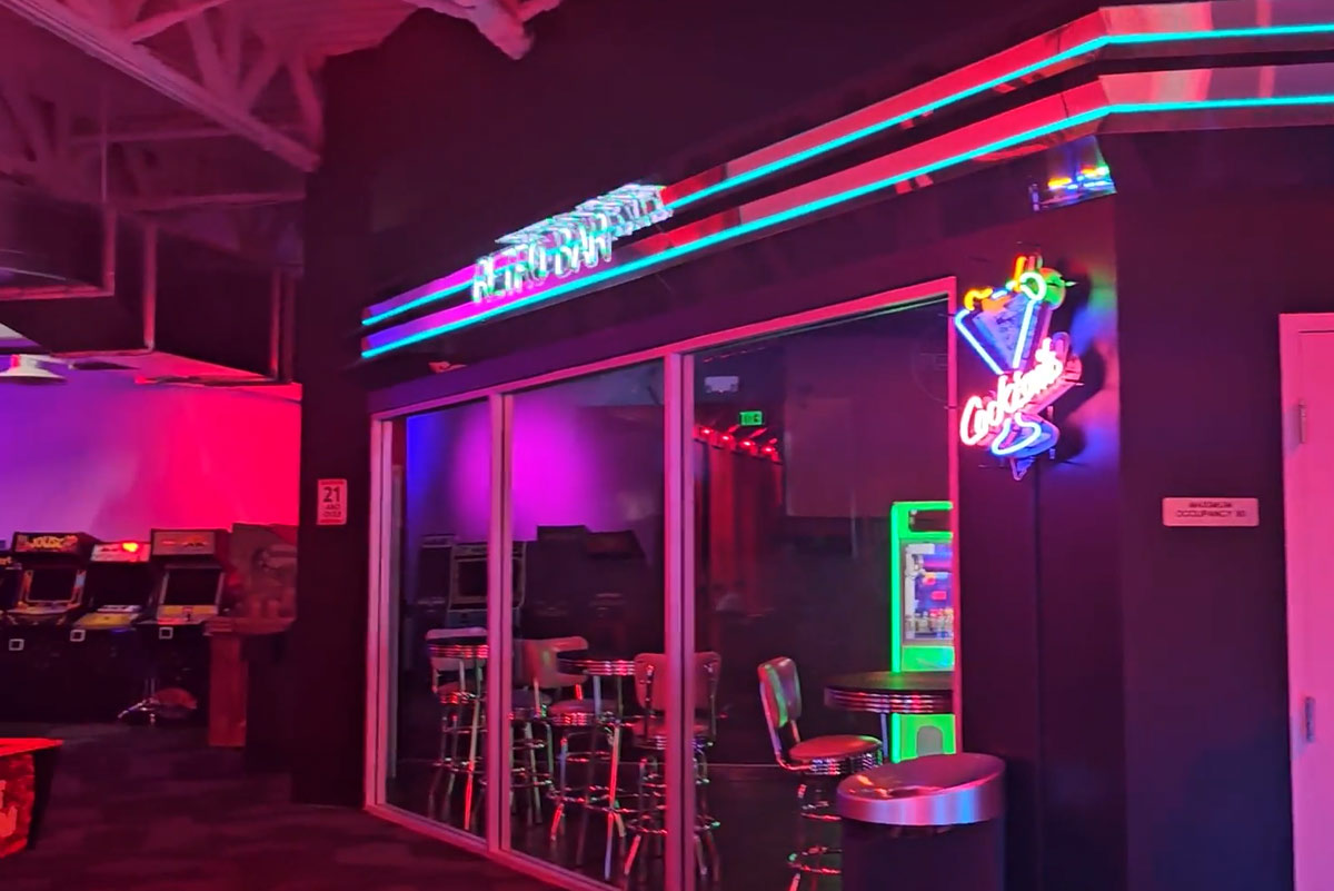 Retro Bar + Arcade at Spy Ninjas HQ