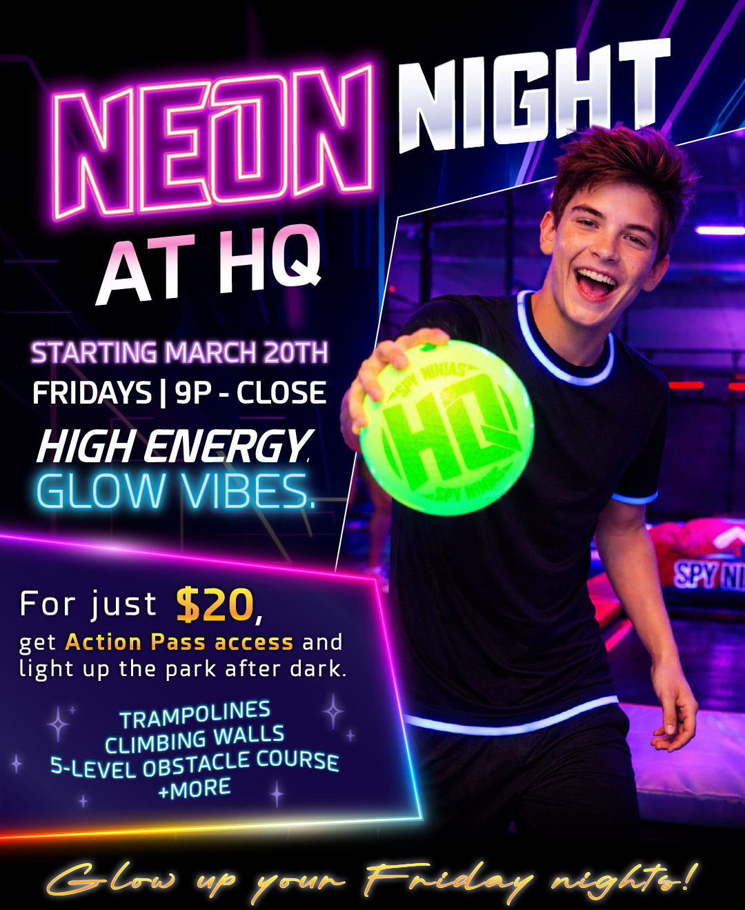 Neon Nights at HQ
