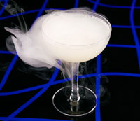 Smoke Wagon Bourbon, Luxardo Cherry topped with Smoky Blaster bubble