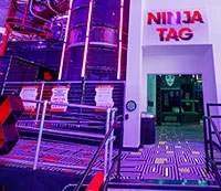 Who can last the longest in the Ninja Tag maze