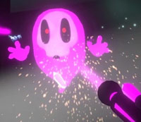 Color Ghosts in the VR game Ghost Patrol