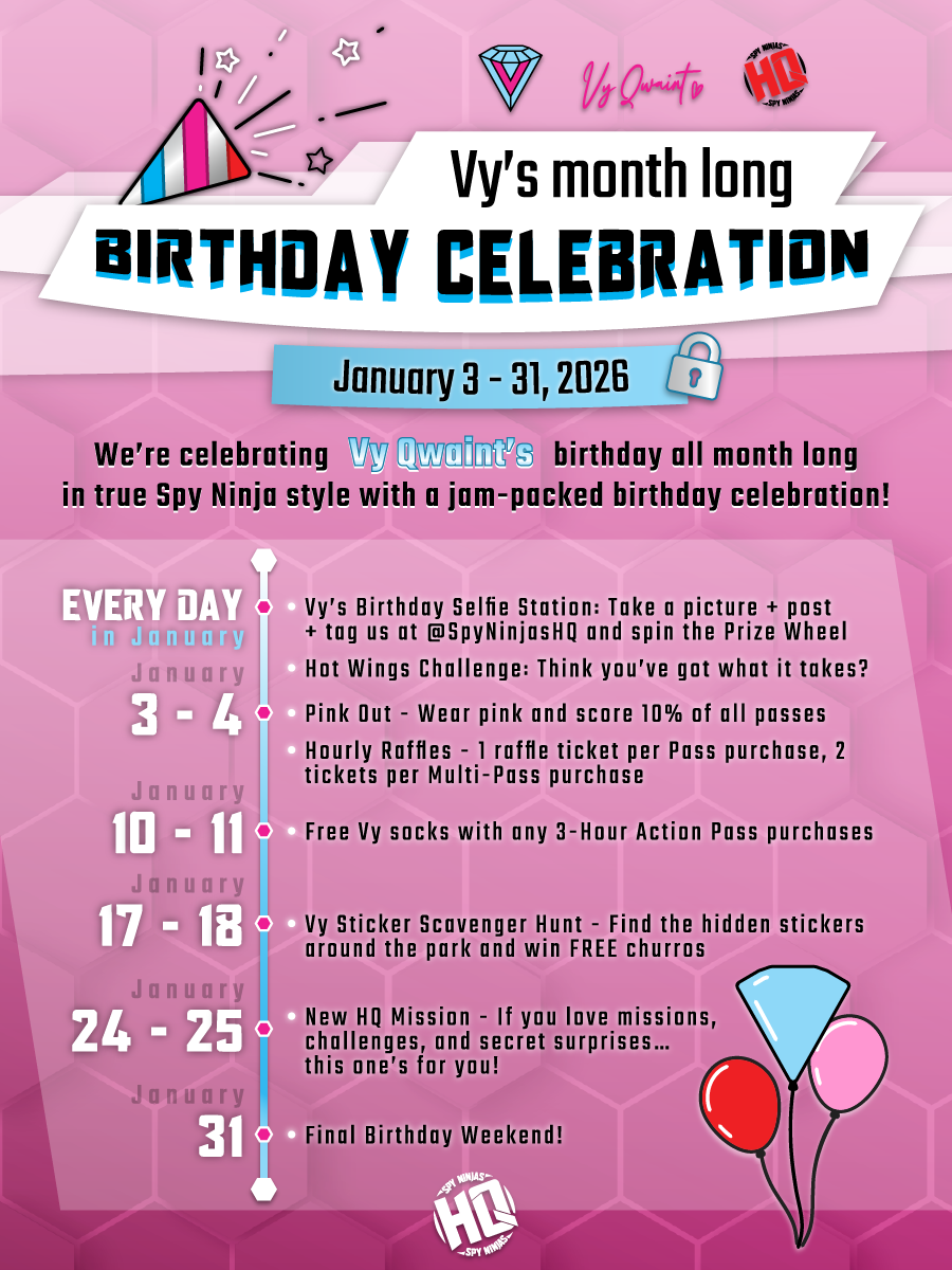 Celebrate Vy’s Birthday all January long!